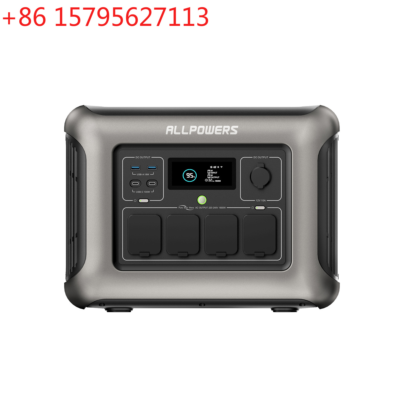 Ups Power Supply Outdoor - ALLPOWERS แหล่งจ่ายไฟกลางแจ้ง 1600W แหล่งจ่ายไฟลิเธียมเหล็กฟอสเฟต, แหล่งจ่ายไฟเคลื่อนที่, ยูพีเอสฉุกเฉิน