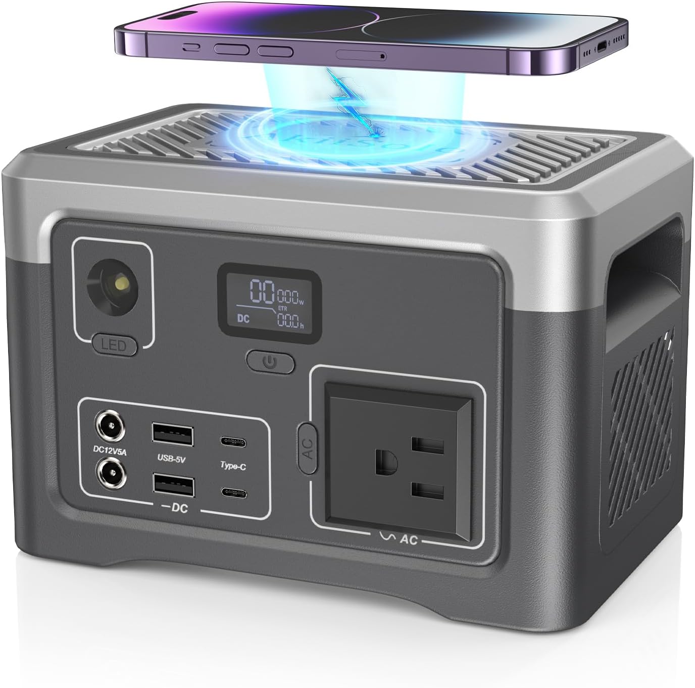 Outdoor Power Bank With Ac Outlet - สถานีพลังงานแบบพกพา 192Wh เครื่องกำเนิดไฟฟ้าสำหรับใช้งานกลางแจ้ง พร้อมช่องเสียบ AC 100W