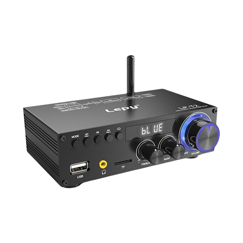 Outdoor Power Amplifier - เลปี้ LP-T2 เครื่องขยายเสียงไฮไฟ 2 ช่องบลูทูธ 5.1