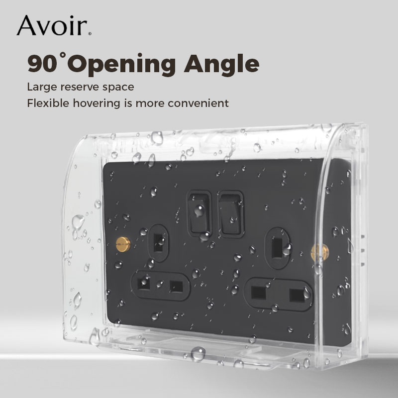 Outdoor Power Box Cover - Avoir กล่องสวิตซ์ติดผนังภายนอก, กล่องป้องกันชนิด146กันน้ำในห้องครัวกลางแจ้งปลั๊กไฟกล่องพลาสติก