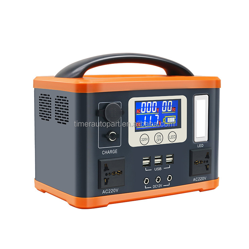 Outdoor Power Bank With Ac Outlet - สถานีไฟฟ้าพกพาฉุกเฉิน 3000W, แบตเตอรี่ลิเธียม ช่องจ่ายไฟ AC/DC สำหรับรถบ้าน