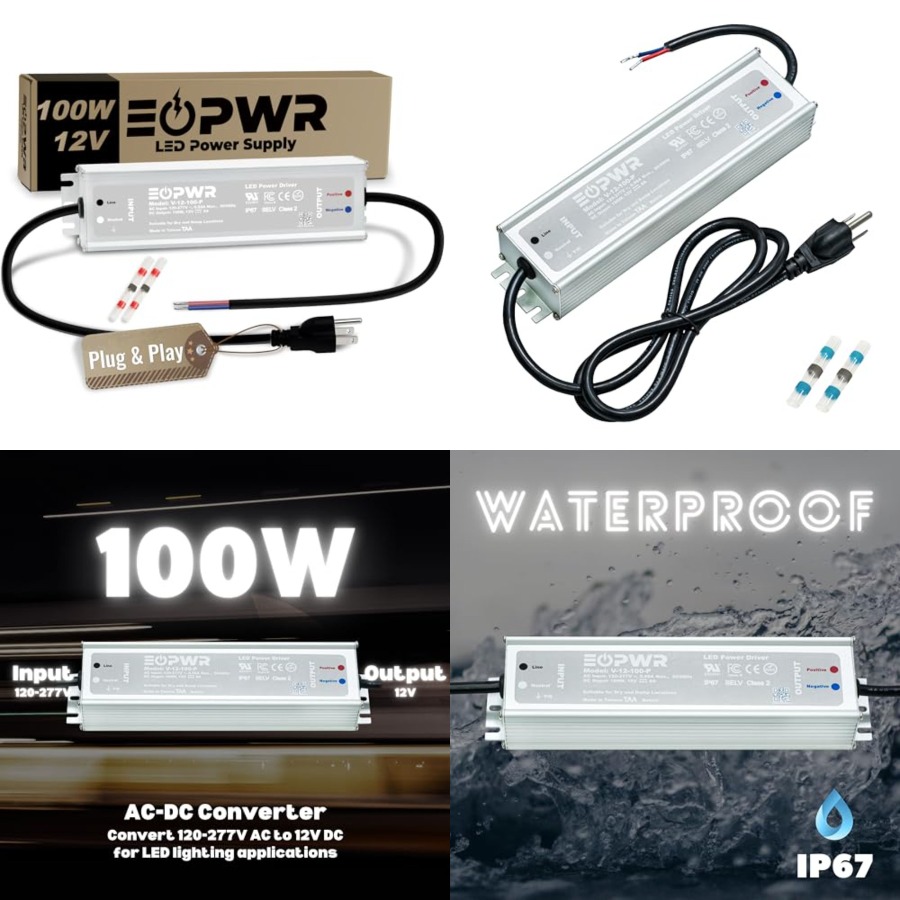 Outdoor Power Adapter - ไดร์เวอร์ LED กันน้ำ IP67 แหล่งจ่ายไฟ AC120-277V