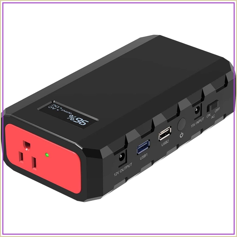 Outdoor Power Bank With Ac Outlet - แบตเตอรี่สำรองพกพาขนาด 24000mAh พร้อมเต้ารับ AC, เครื่องชาร์จแล็ปท็อป 88.วัตต์,