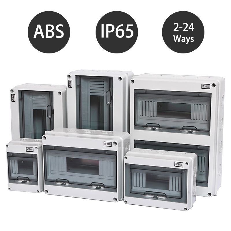 Outdoor Power Box Cover - HT Series กล่อง 2/3/5/8/12/15/18/24WAY PC พลาสติกกลางแจ้งไฟฟ้า