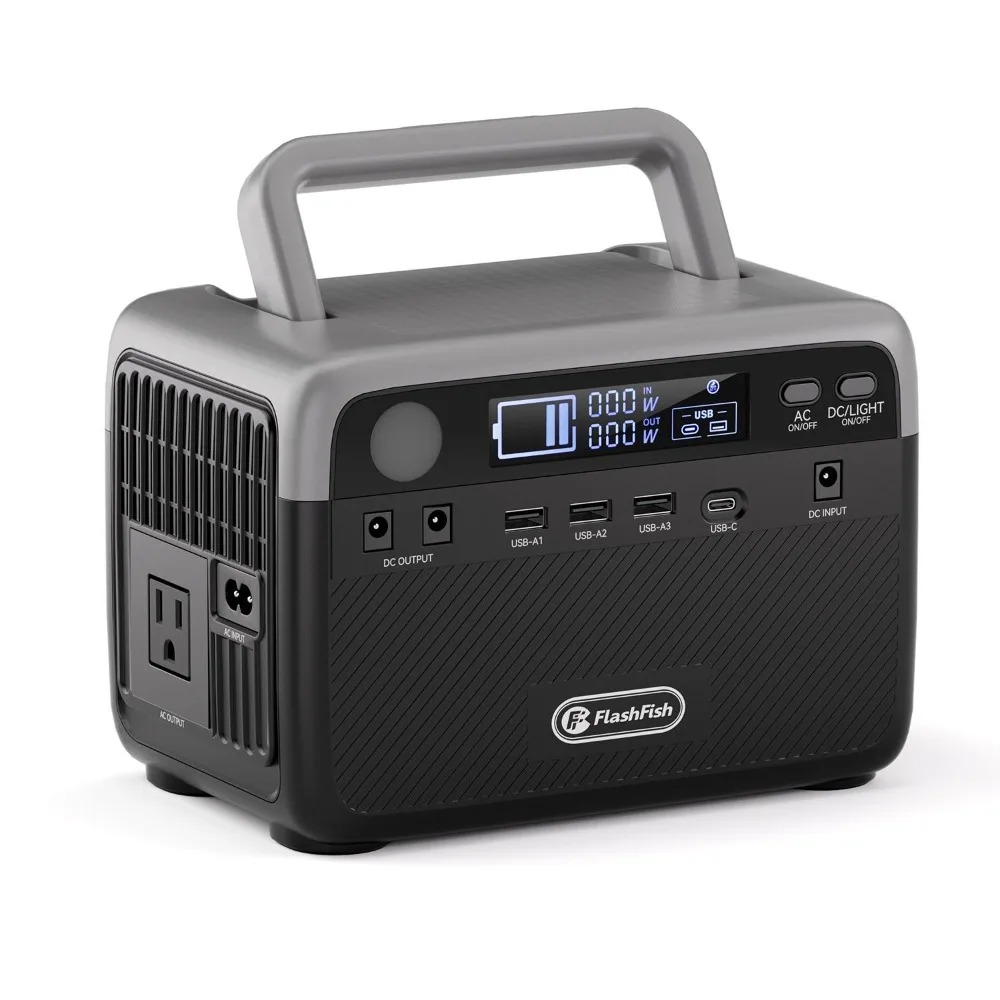 Outdoor Power Bank With Ac Outlet - เครื่องกำเนิดไฟฟ้าพลังงานแสงอาทิตย์ LiFePO4 ความจุ 230.4Wh กำลังไฟ 300W