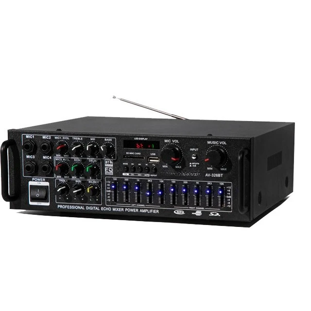 Outdoor Power Amplifier - Good High-power ในครัวเรือนเครื่องขยายเสียง 12 V/220 V