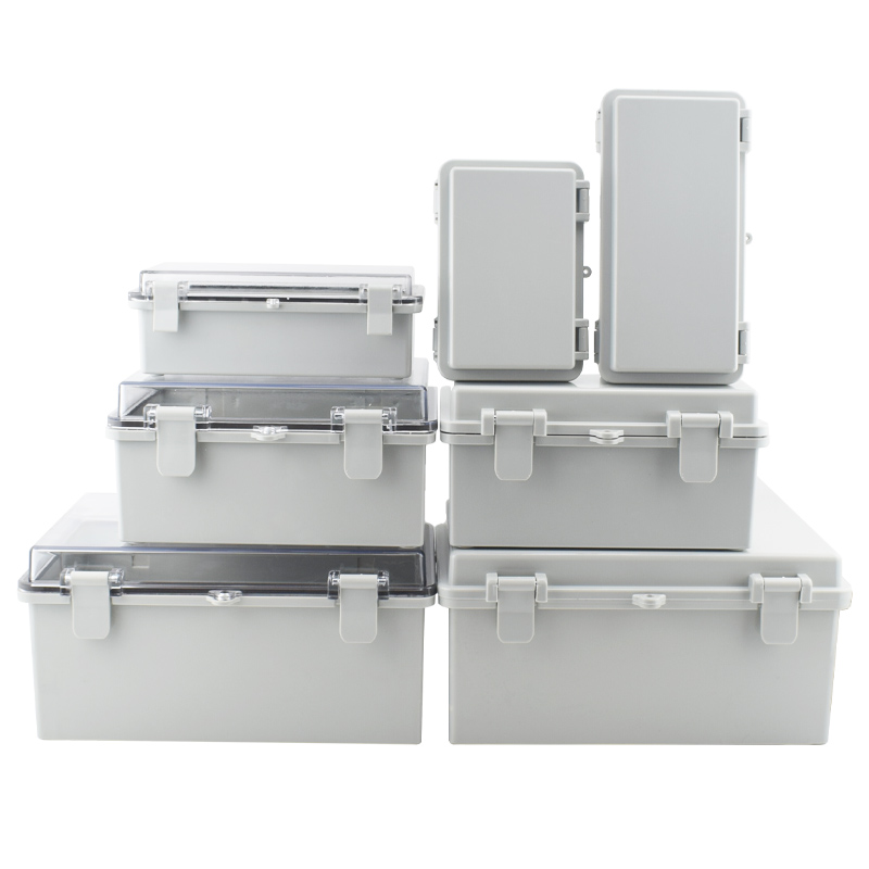 Outdoor Power Box Cover - ตู้พลาสติก IP67กันน้ำพร้อมบานพับกล่องเชื่อมต่อไฟฟ้าปิดสนิทสวิตช์กระจายไฟกลางแจ้ง