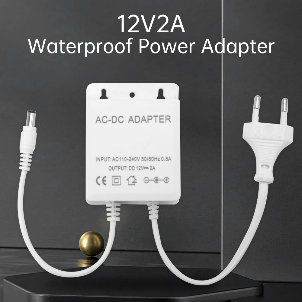 DC12V 2A EU ปลั๊กอะแดปเตอร์ควา - Outdoor Power Adapter บทวิจารณ์และราคา