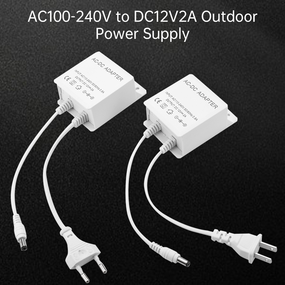 DC12V 2A EU ปลั๊กอะแดปเตอร์ควา - Outdoor Power Adapter บทวิจารณ์และราคา