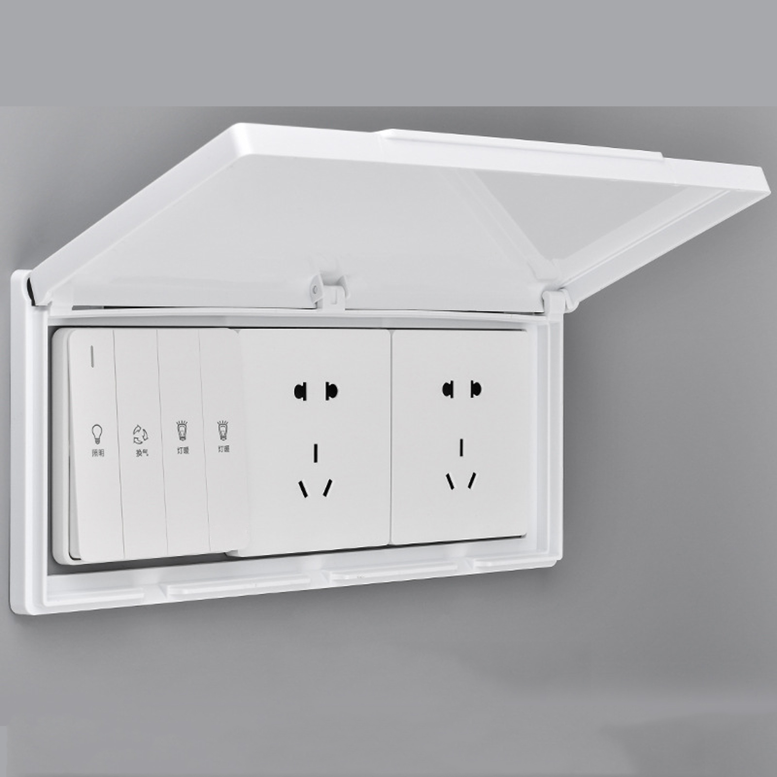 3 GANG ที่ครอบเต้ารับกันน้ำ, ท - Outdoor Power Socket Cover บทวิจารณ์และราคา