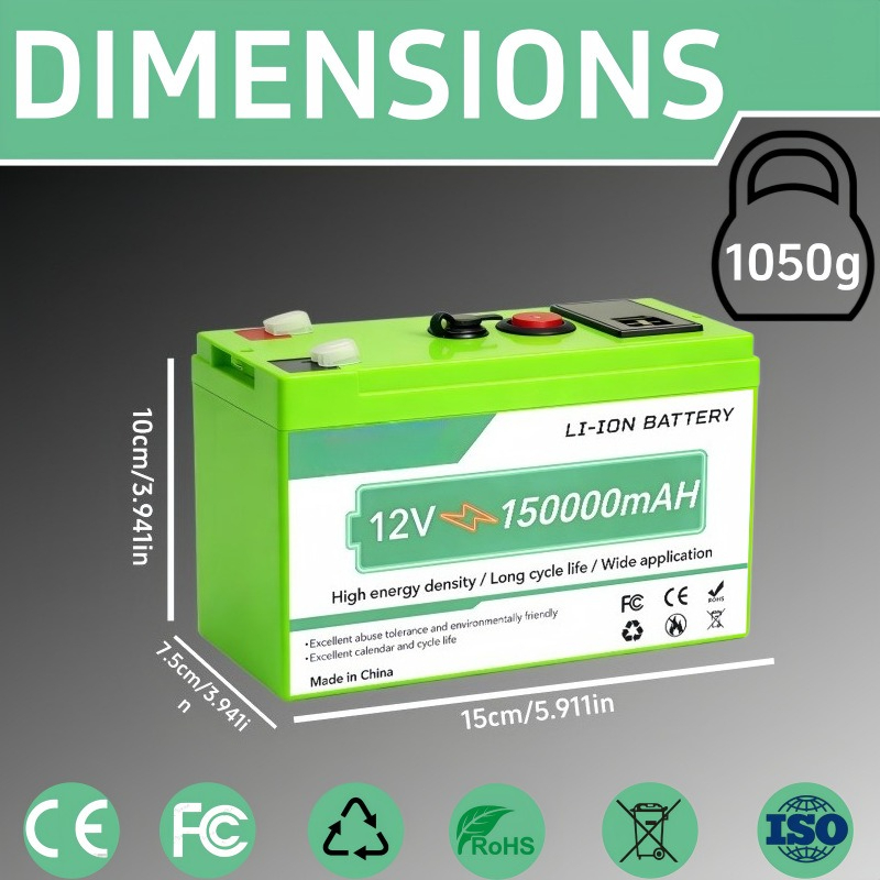แบตเตอรี่ลิเธียมไอออน 12V 150A - Ups Power Supply Outdoor บทวิจารณ์และราคา