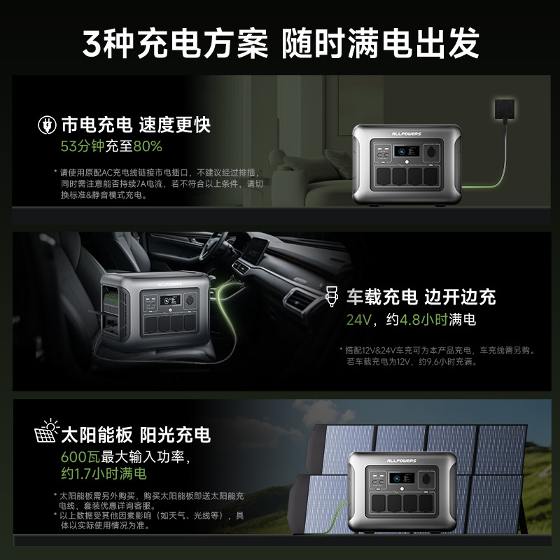 ALLPOWERS แหล่งจ่ายไฟกลางแจ้ง  - Ups Power Supply Outdoor บทวิจารณ์และราคา