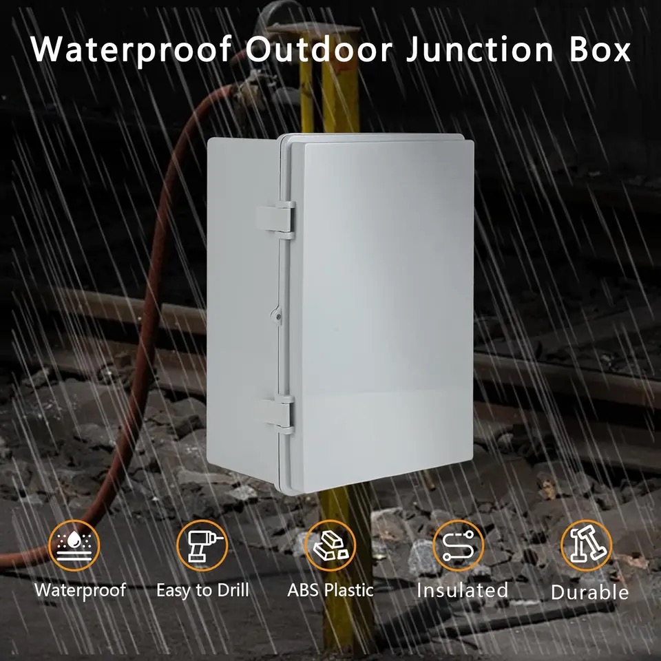 กลางแจ้ง IP66 Abs Pc บานพับพลา - Outdoor Power Box Cover บทวิจารณ์และราคา