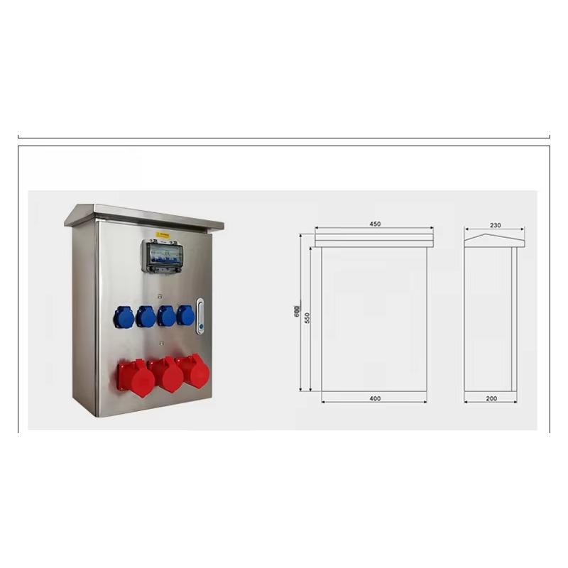 32A IP65 กล่องจ่ายไฟติดผนังพลา - Outdoor Power Distribution Board บทวิจารณ์และราคา