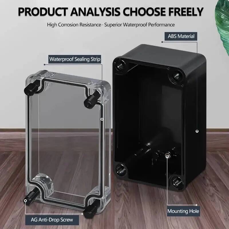 2 ชิ้นฝาครอบโปร่งใสกล่องกันน้ำ - Outdoor Power Box Cover บทวิจารณ์และราคา