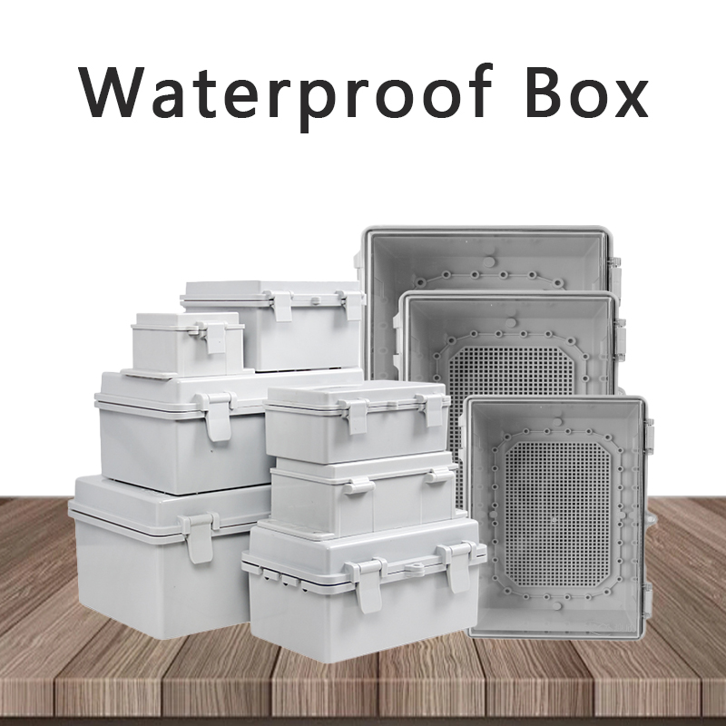 IP66 กันน้ําสีเทา/โปร่งใสฝาครอ - Outdoor Power Box Cover บทวิจารณ์และราคา