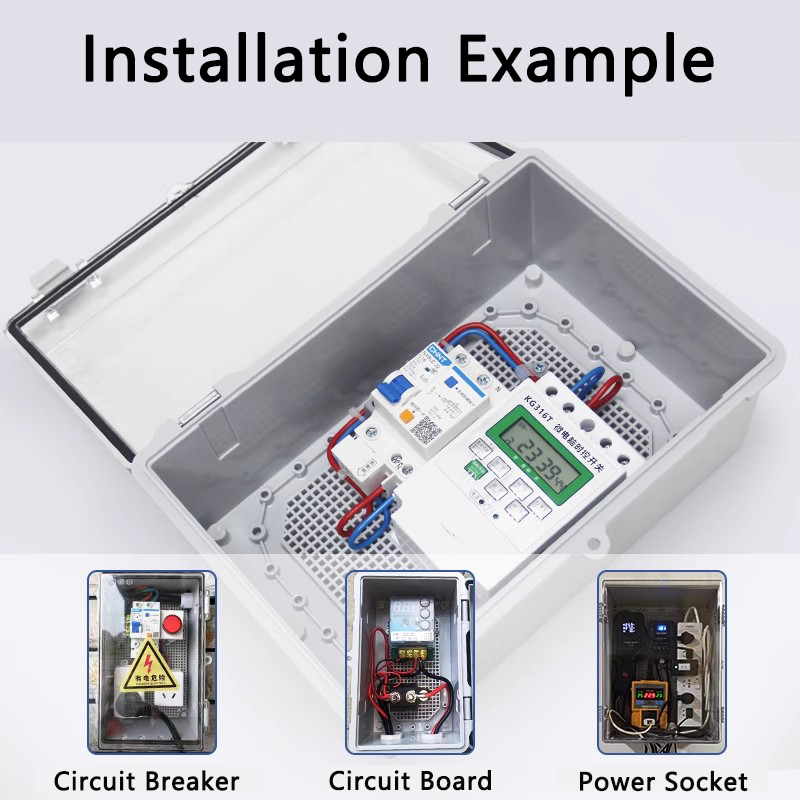 IP66 กันน้ําสีเทา/โปร่งใสฝาครอ - Outdoor Power Box Cover บทวิจารณ์และราคา