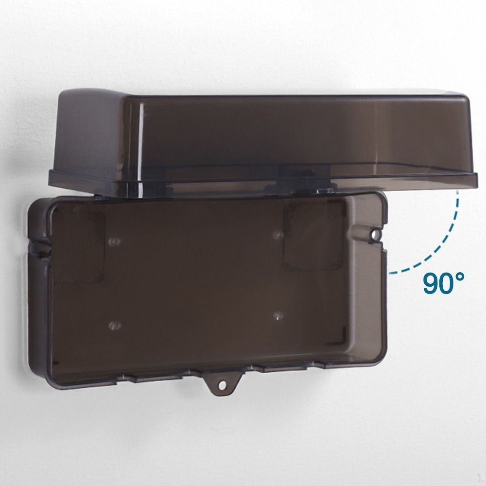 กล่องปลั๊กพลาสติกทนทาน ป้องกัน - Outdoor Power Socket Cover บทวิจารณ์และราคา