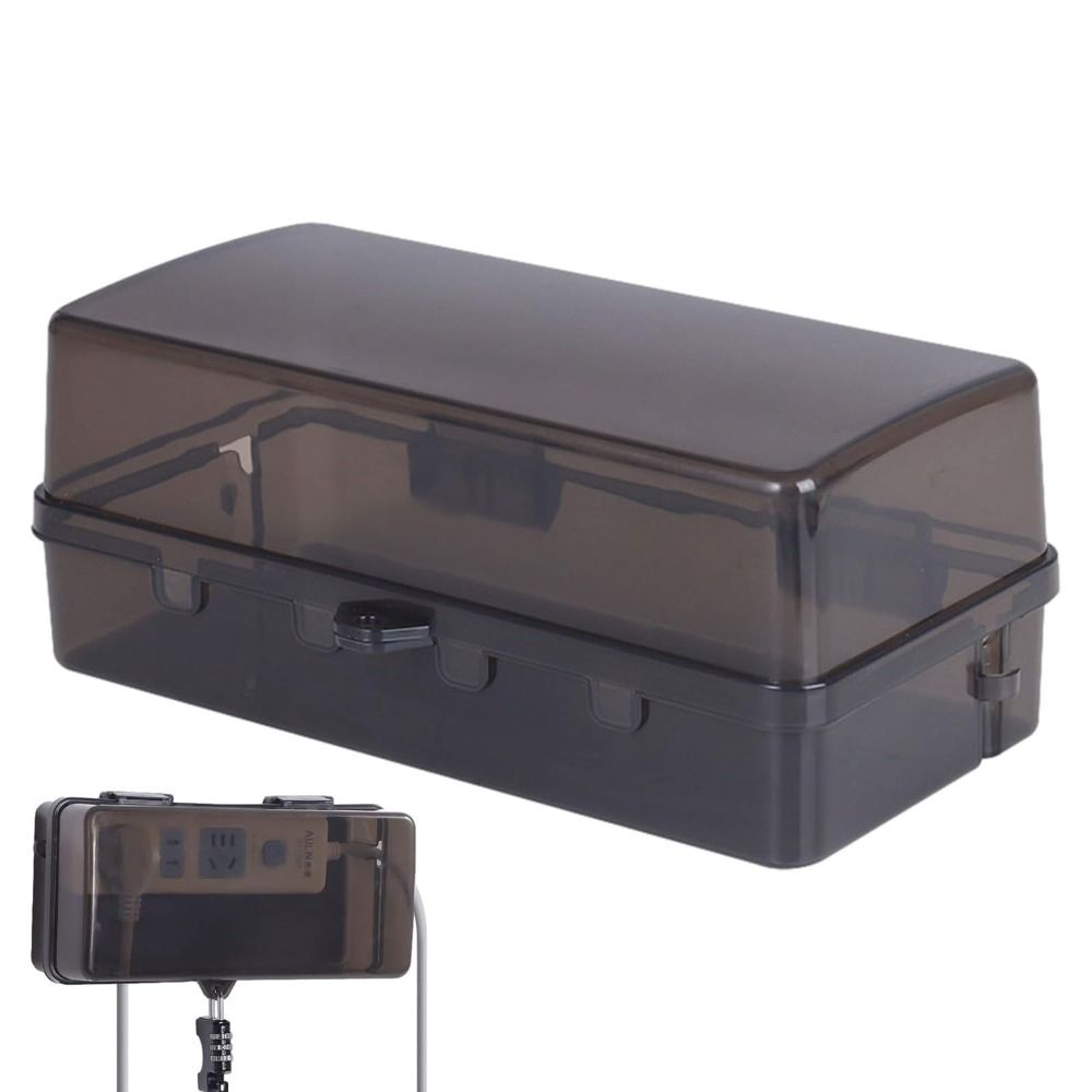 กล่องปลั๊กพลาสติกทนทาน ป้องกัน - Outdoor Power Socket Cover บทวิจารณ์และราคา