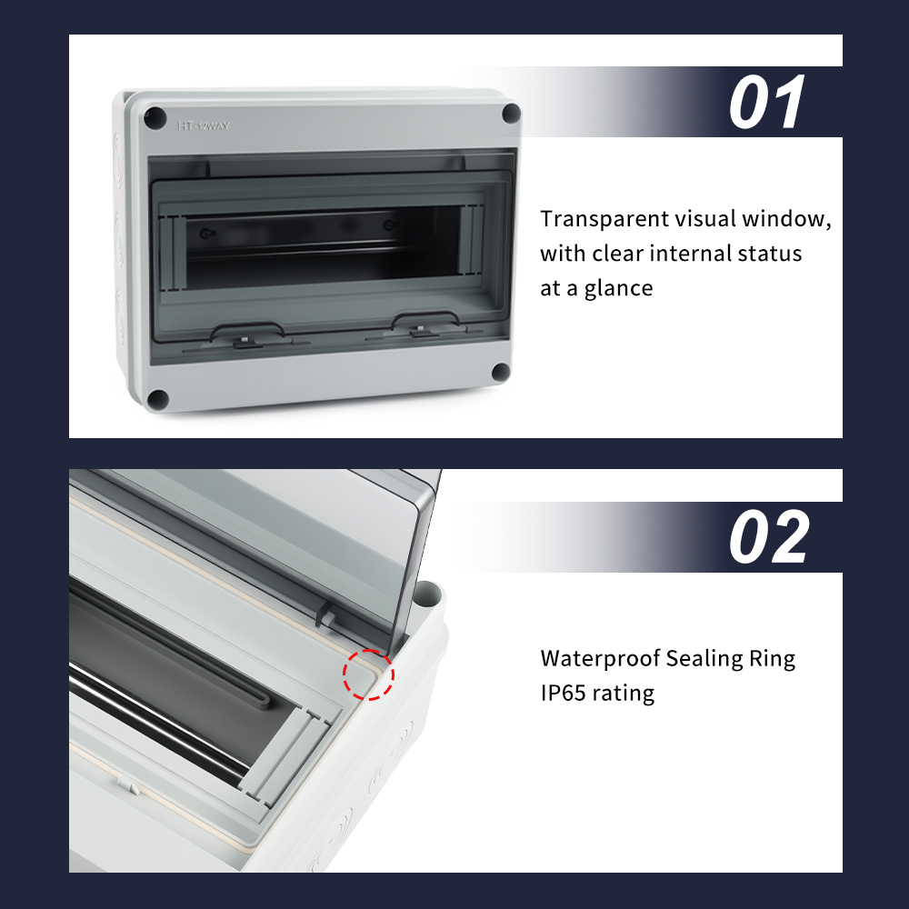 กล่องรวมสายไฟฟ้ากันน้ำ รุ่น HT - Outdoor Power Box Cover บทวิจารณ์และราคา