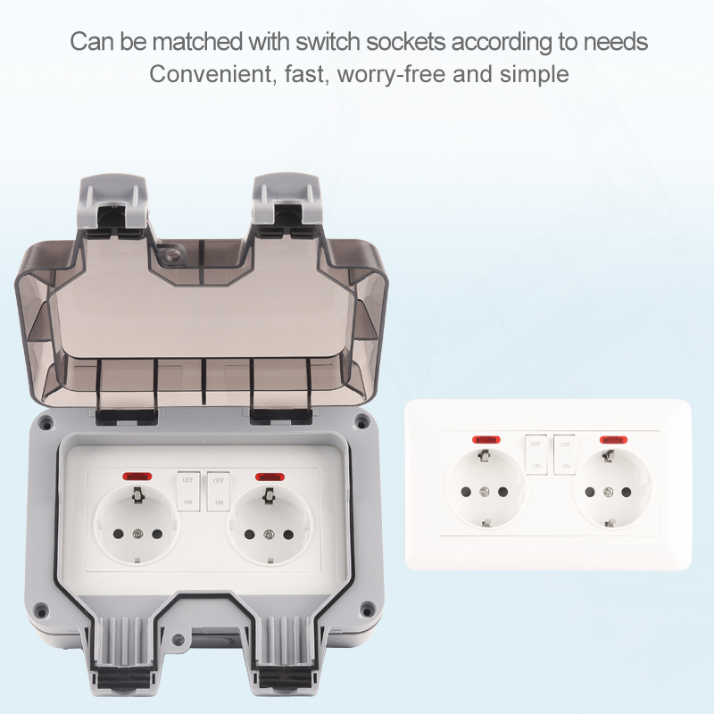 IP66 EU เยอรมนีมาตรฐานกันน้ำกล - Outdoor Usb Power Strip บทวิจารณ์และราคา