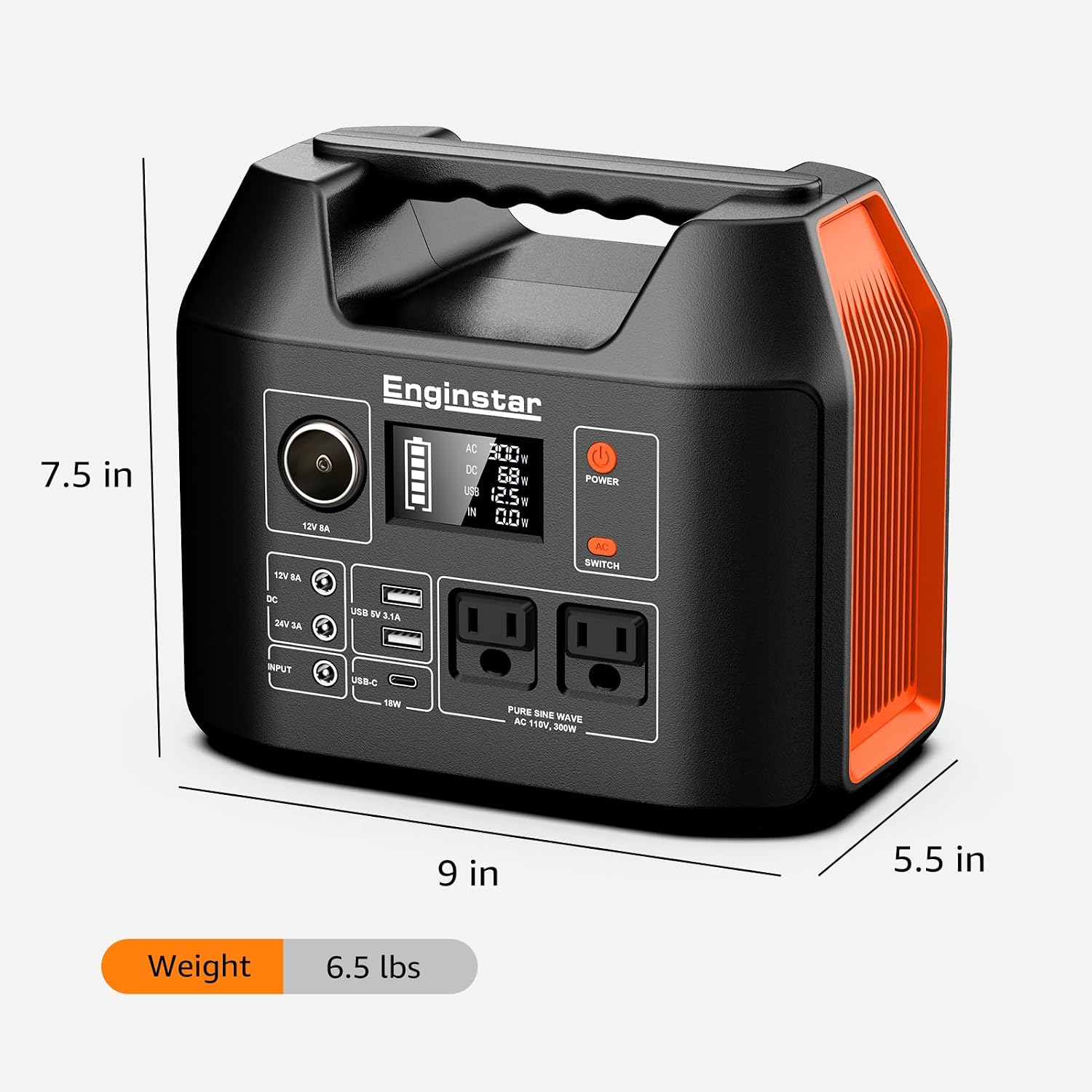สถานีพลังงานแบบพกพา 300W แบตเต - Outdoor Power Bank With Ac Outlet บทวิจารณ์และราคา
