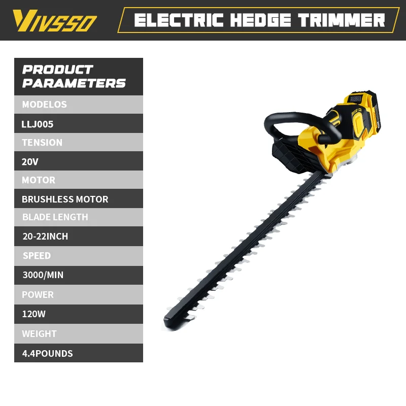 เครื่องตัดแต่งกิ่งไม้ไร้สาย VI - Hedge Trimmer Cordless บทวิจารณ์และราคา