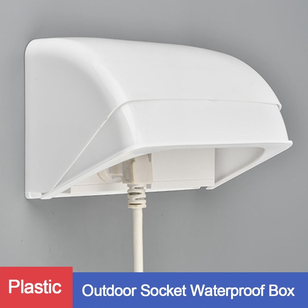 1 ชิ้นกลางแจ้งซ็อกเก็ตกล่องกัน - Outdoor Power Box Cover บทวิจารณ์และราคา