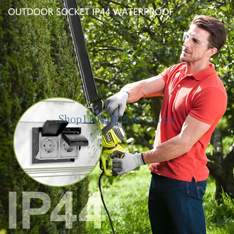 02DC Electrical Outlet ครัวเรื - Outdoor Power Socket Cover บทวิจารณ์และราคา