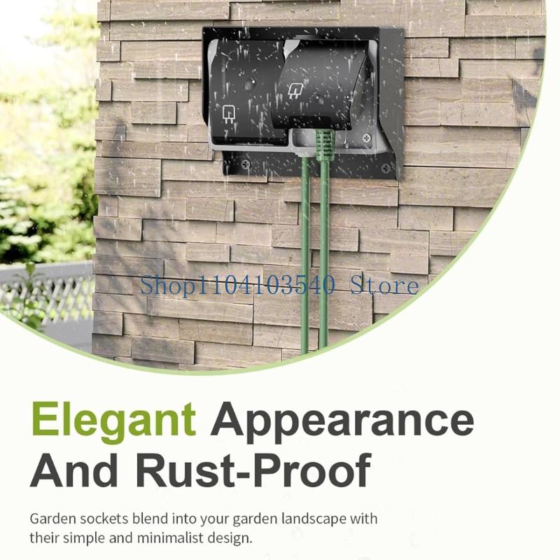 02DC Electrical Outlet ครัวเรื - Outdoor Power Socket Cover บทวิจารณ์และราคา