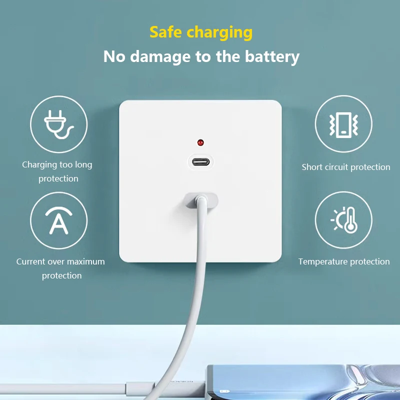 สีดํา Universal Wall USB C ซ็อ - Outdoor Usb Power Strip บทวิจารณ์และราคา