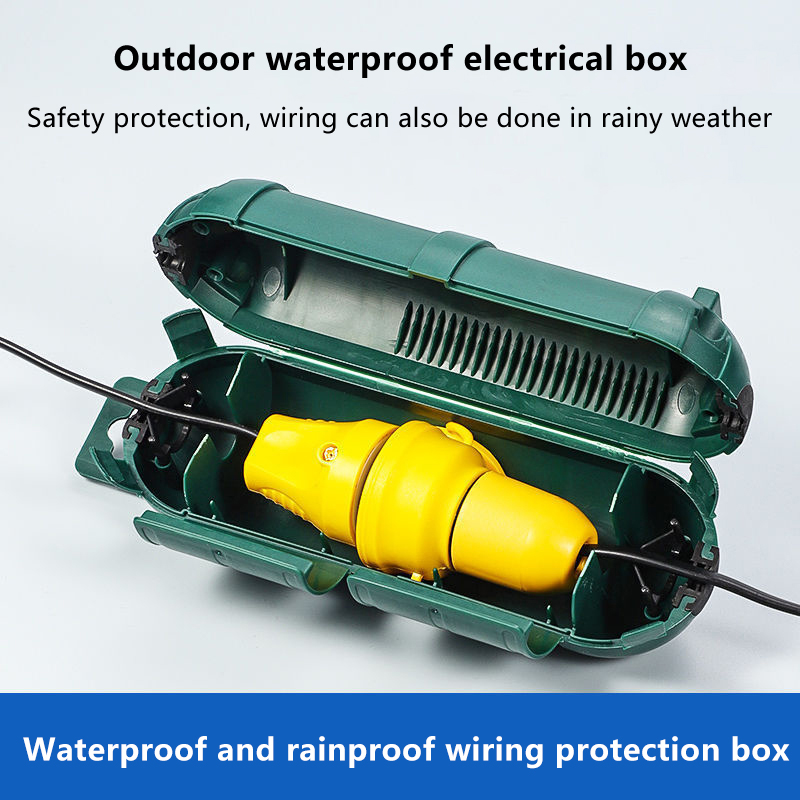 ฝาครอบสายไฟภายนอกพร้อมซีลกันน้ - Outdoor Power Socket Cover บทวิจารณ์และราคา
