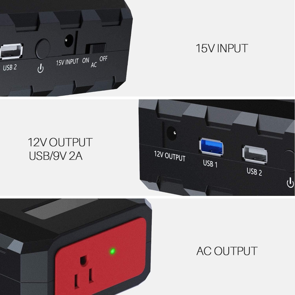 แบตเตอรี่สำรองพกพาขนาด 24000mA - Outdoor Power Bank With Ac Outlet บทวิจารณ์และราคา