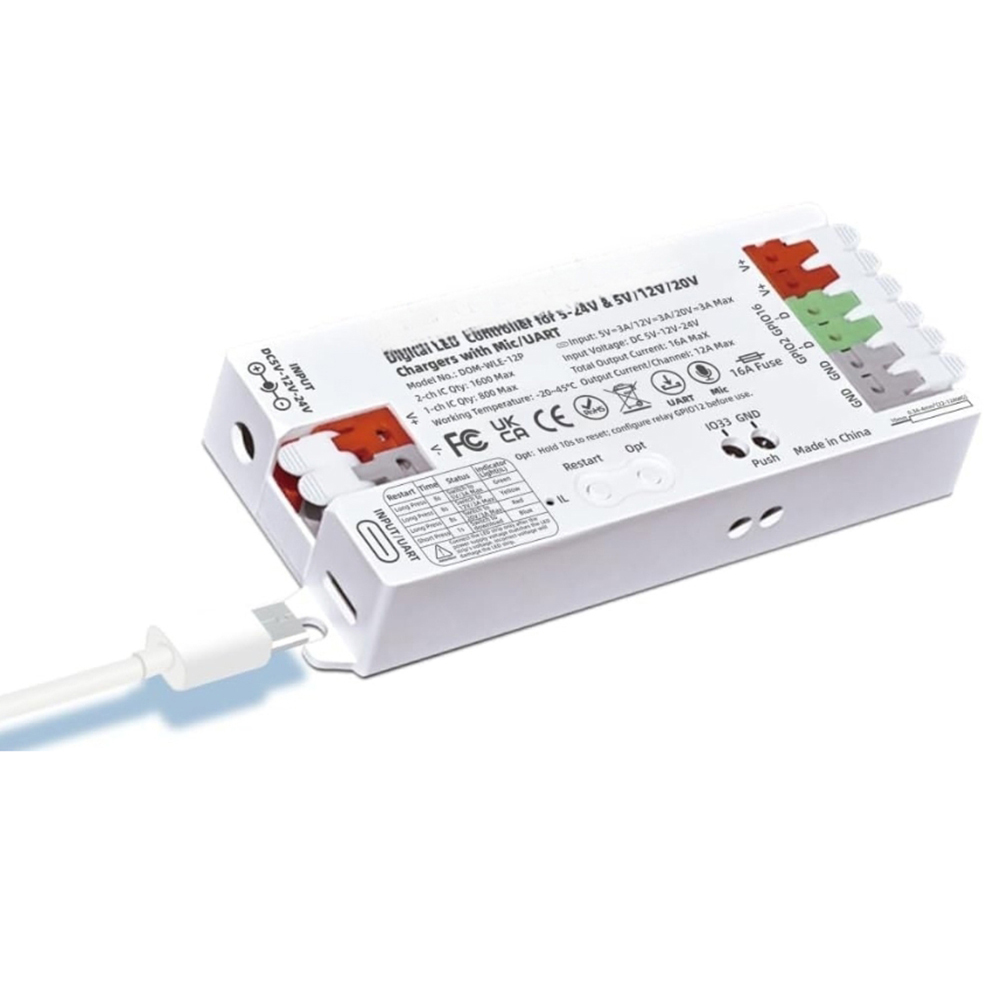 ตัวควบคุมแถบไฟ LED USB-C PD สำ - Outdoor Usb Power Strip บทวิจารณ์และราคา