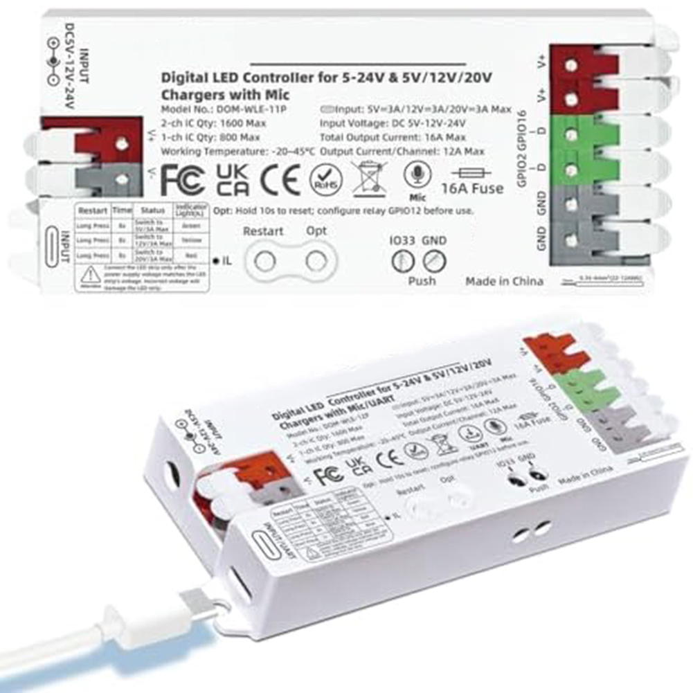 ตัวควบคุมแถบไฟ LED USB-C PD สำ - Outdoor Usb Power Strip บทวิจารณ์และราคา