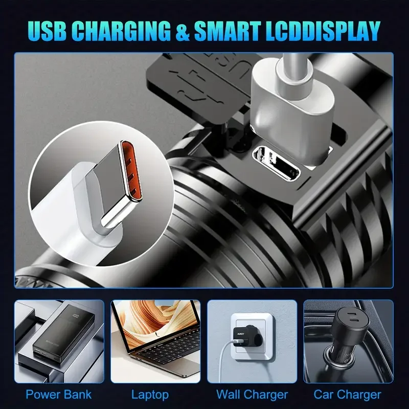 ไฟฉาย LED ยุทธวิธี 2000LM ชาร์ - Outdoor Power Equipment บทวิจารณ์และราคา