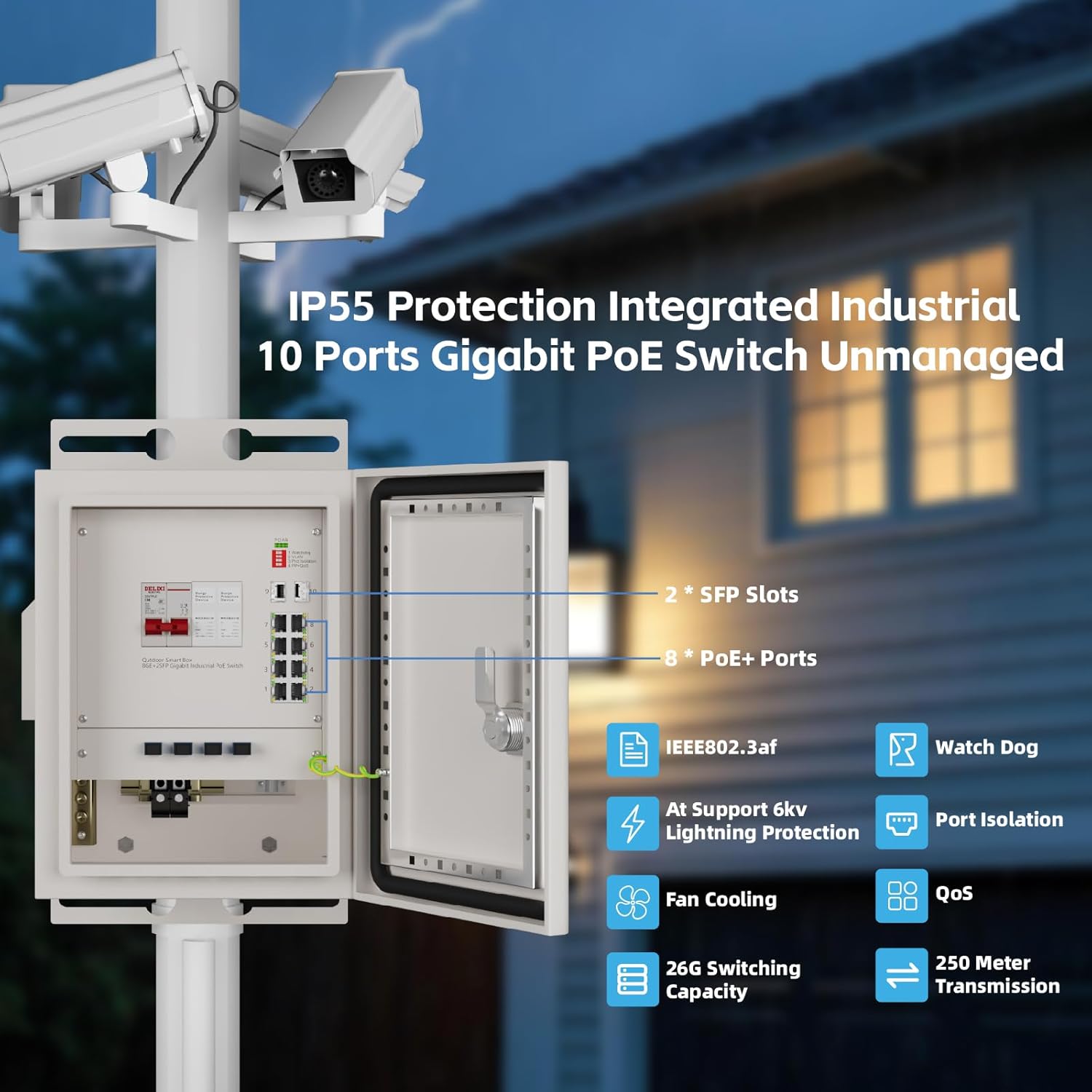 กล่องเครือข่ายอัจฉริยะสำหรับภา - Outdoor Power Equipment บทวิจารณ์และราคา